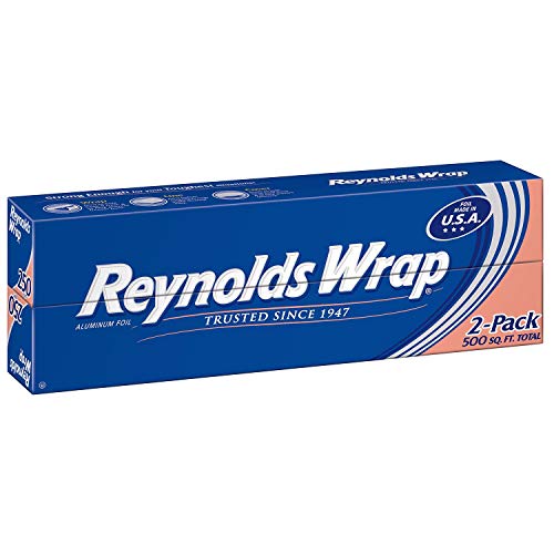 Reynolds Wrap Aluminum Foil, 500 sq ft (2-Pack)