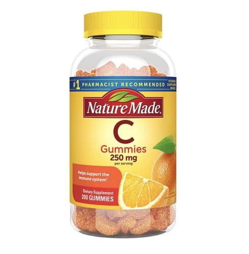 Nature Made Vitamin C Adult Gummies, Orange, 200 Count