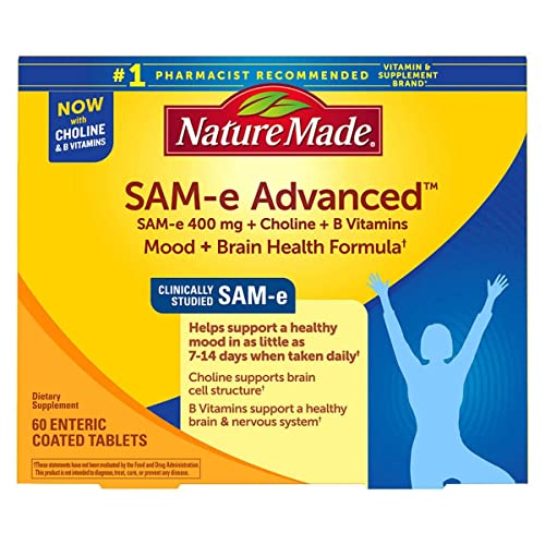 Nature Made SAM-e Complete 400 mg, Enteric Coated (60 Tablets)