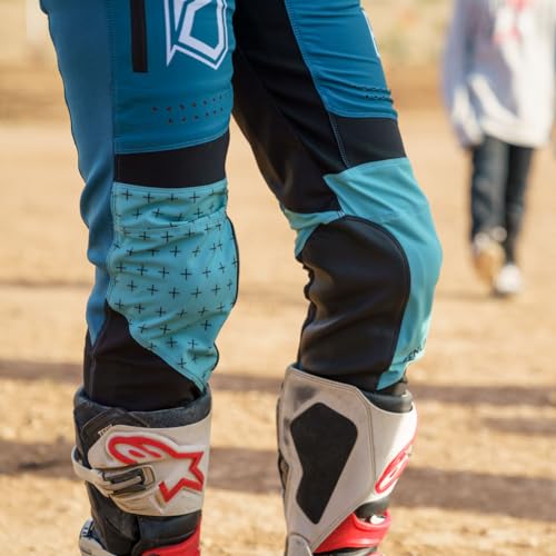 MSR Women's Nova MX Off road/ Dirt Bike Pants Teal - Picture 12 of 13