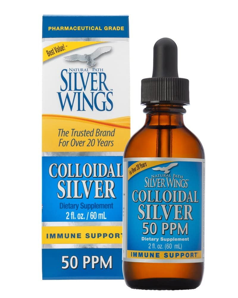 Silver Wings Colloidal Silver 50 PPM, 2 fl oz