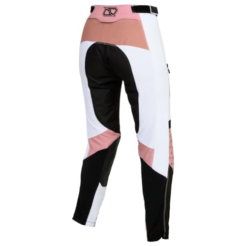 MSR Women's Nova MX Off road/ Dirt Bike Pants White & Pink - Picture 11 of 13