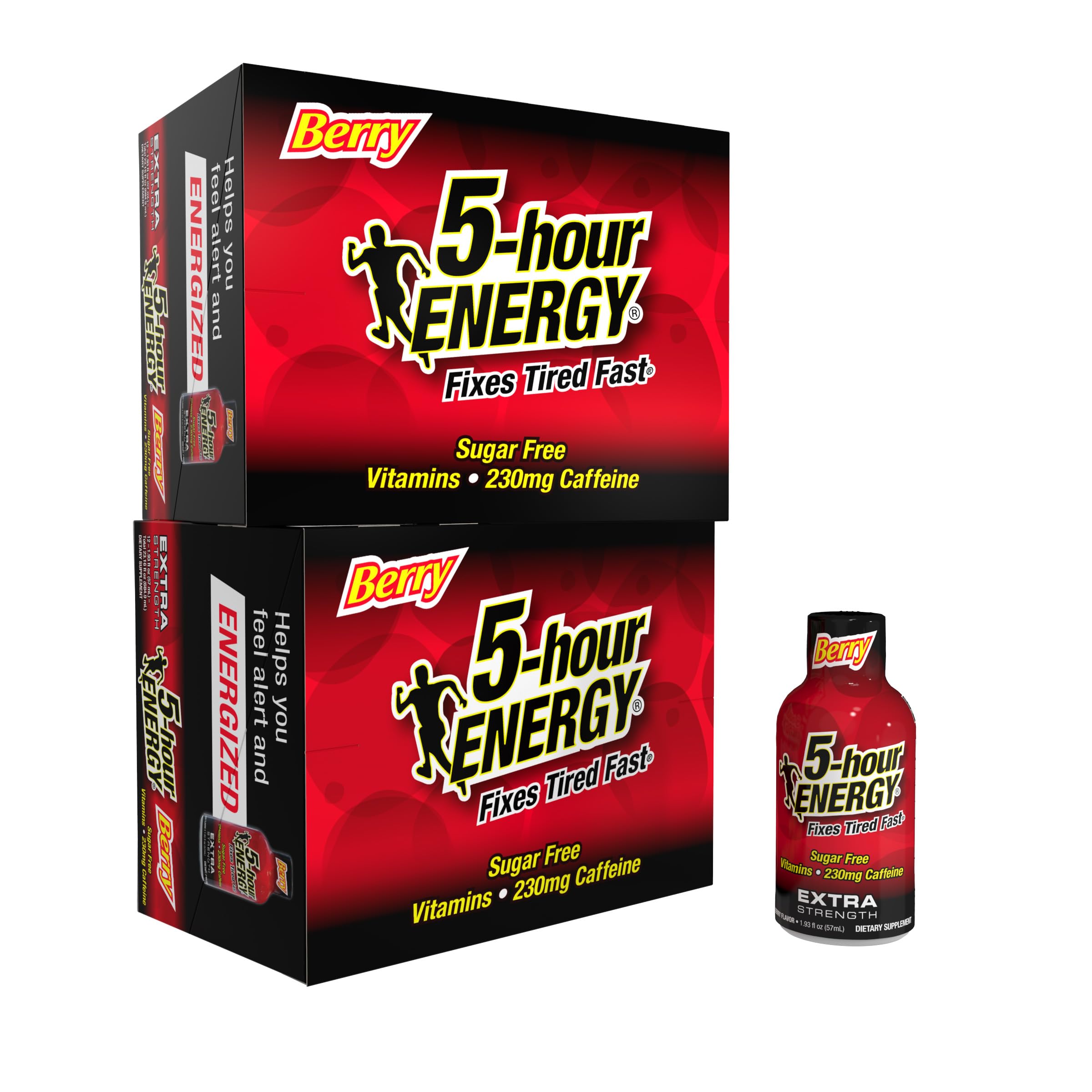 5-hour ENERGY Extra Strength Energy Shot, Berry, 1.93 oz (24 Count)