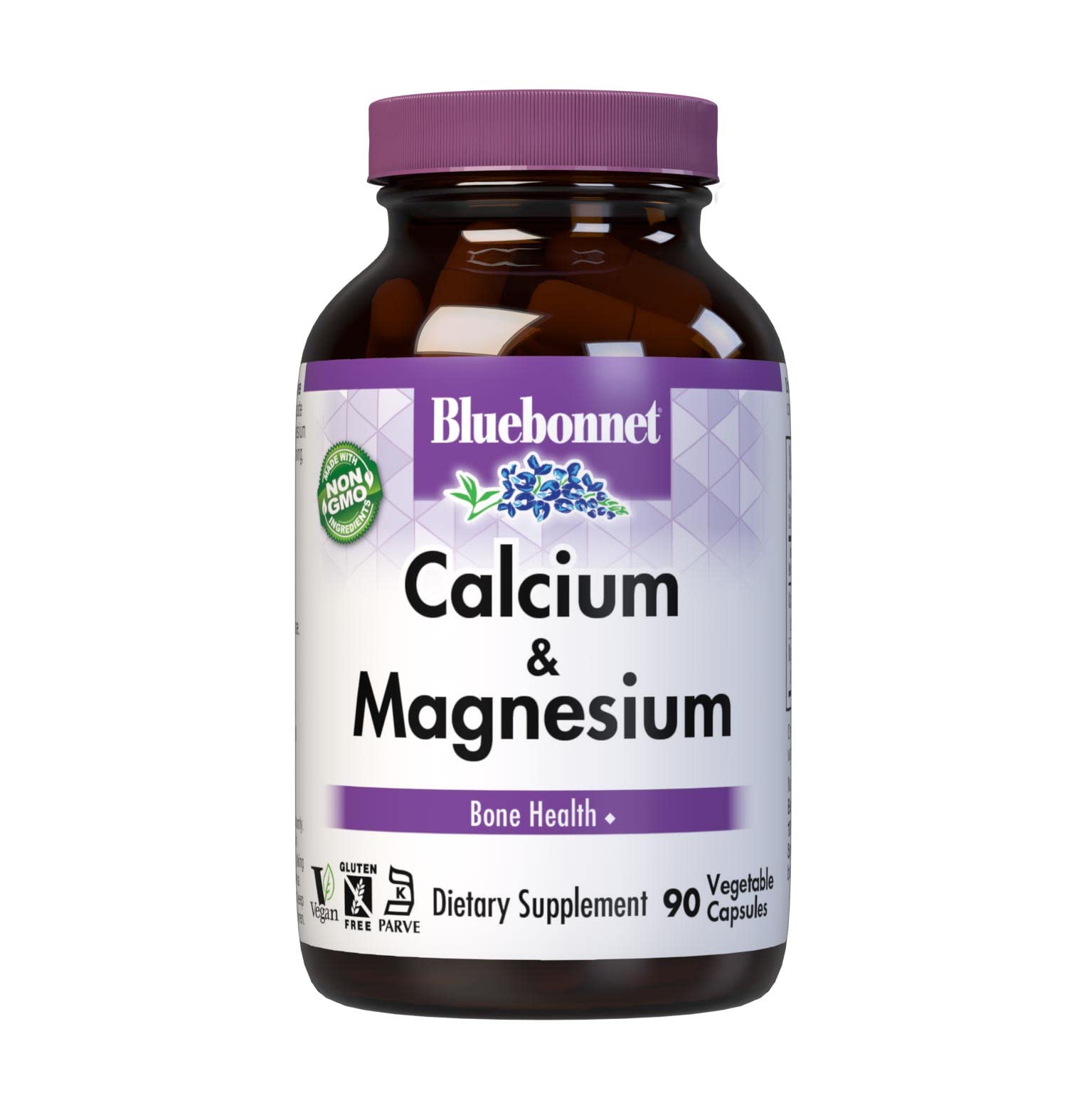 Bluebonnet Calcium Citrate Plus Magnesium, 90 Vegetable Capsules