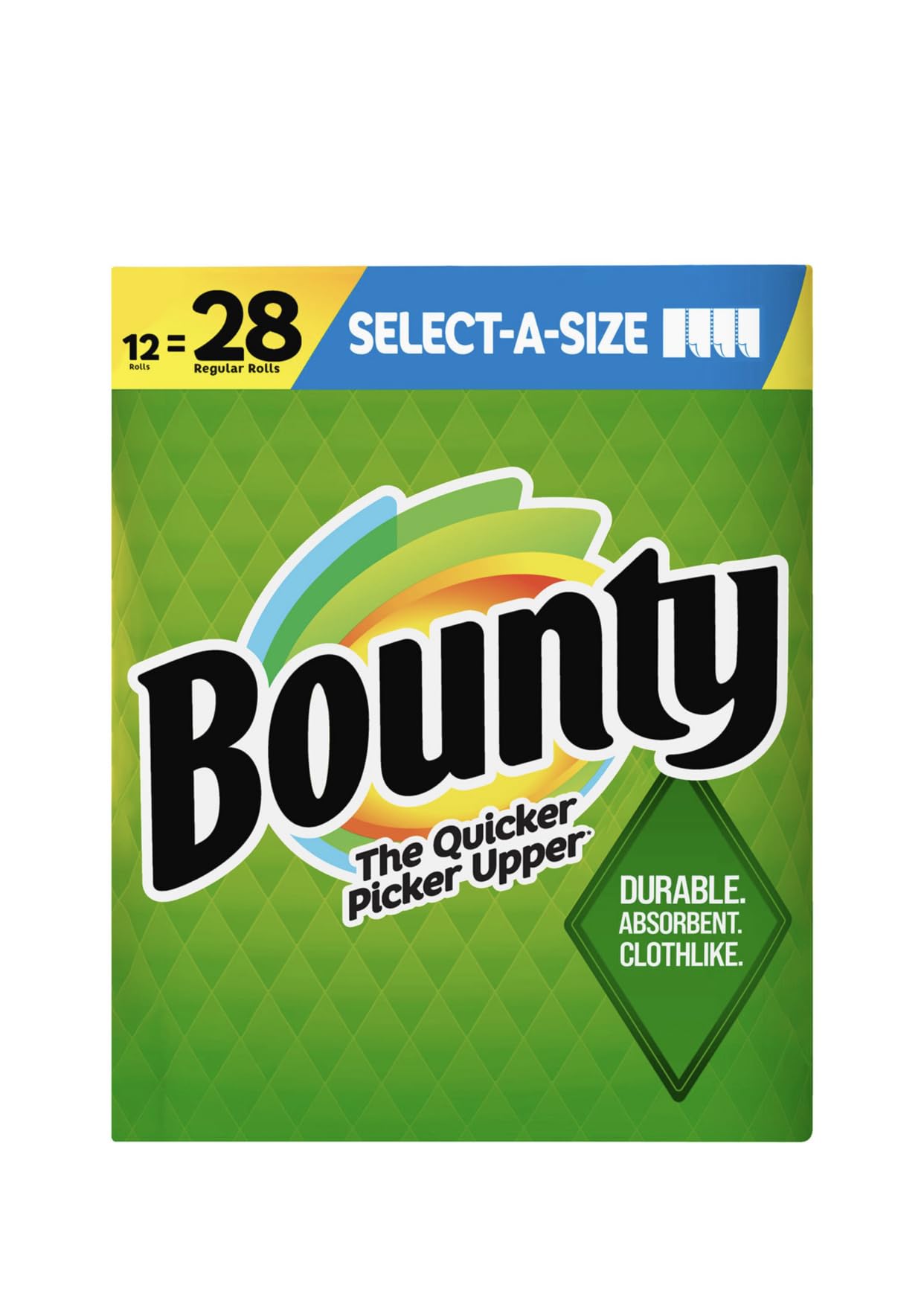Bounty Select-A-Size Paper Towels, White Mega Rolls (12 Rolls)