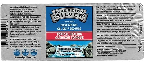 Sovereign Silver First Aid Gel, 2 oz (59 mL)
