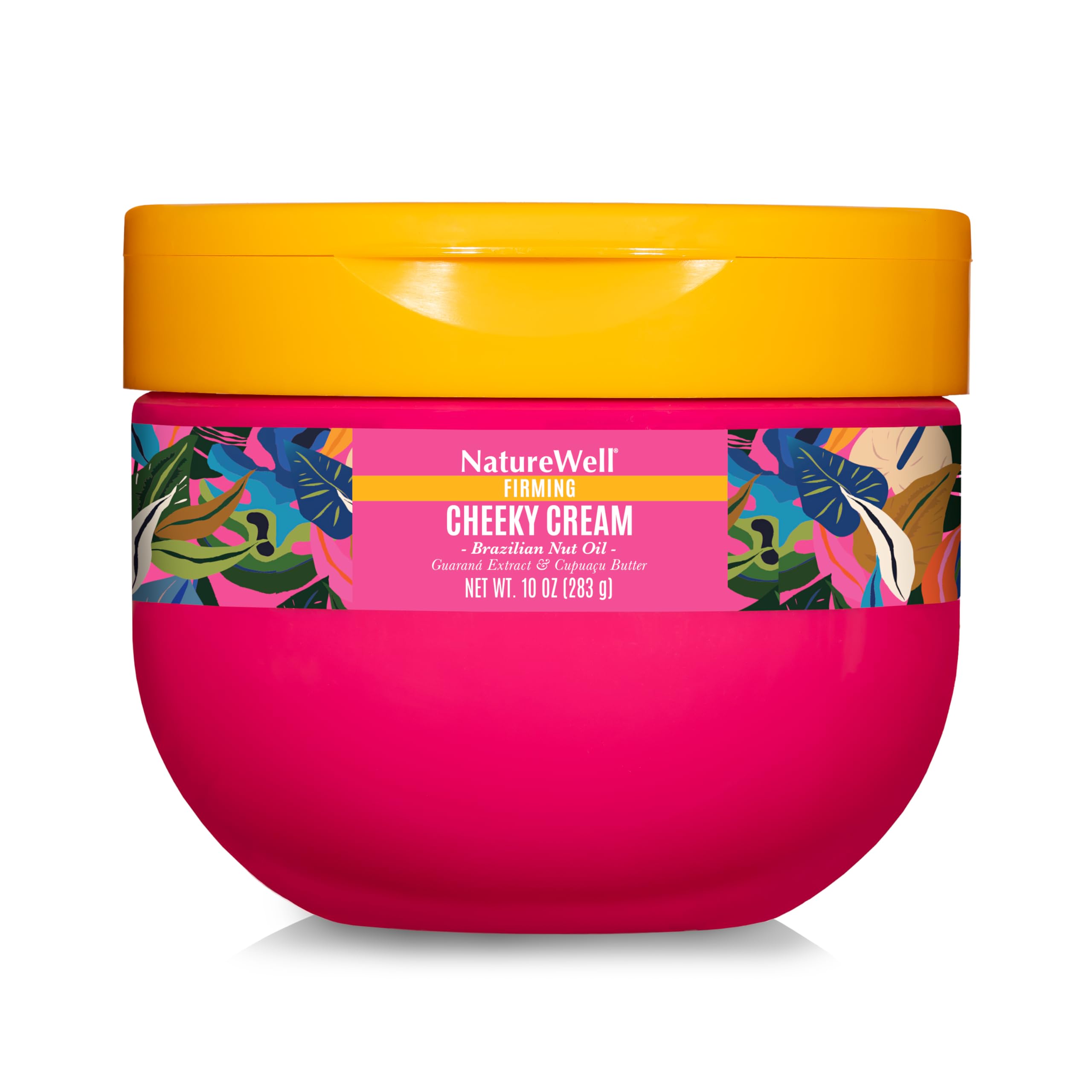 NATURE WELL Ultra-Rich Firming & Tightening Cheeky Body Cream, Brazilian Nut, 10 oz