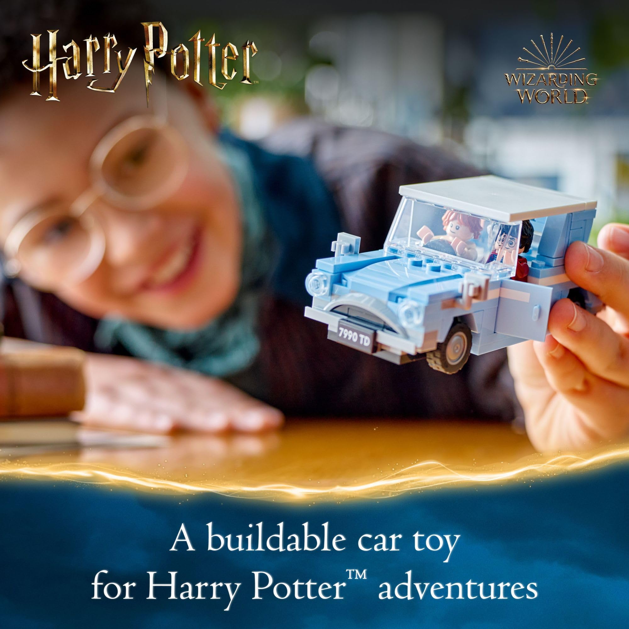Lego 76424 Harry Potter Flying Ford Anglia 7 años y más juguete bloque de construcción - Imagen 8 de 12