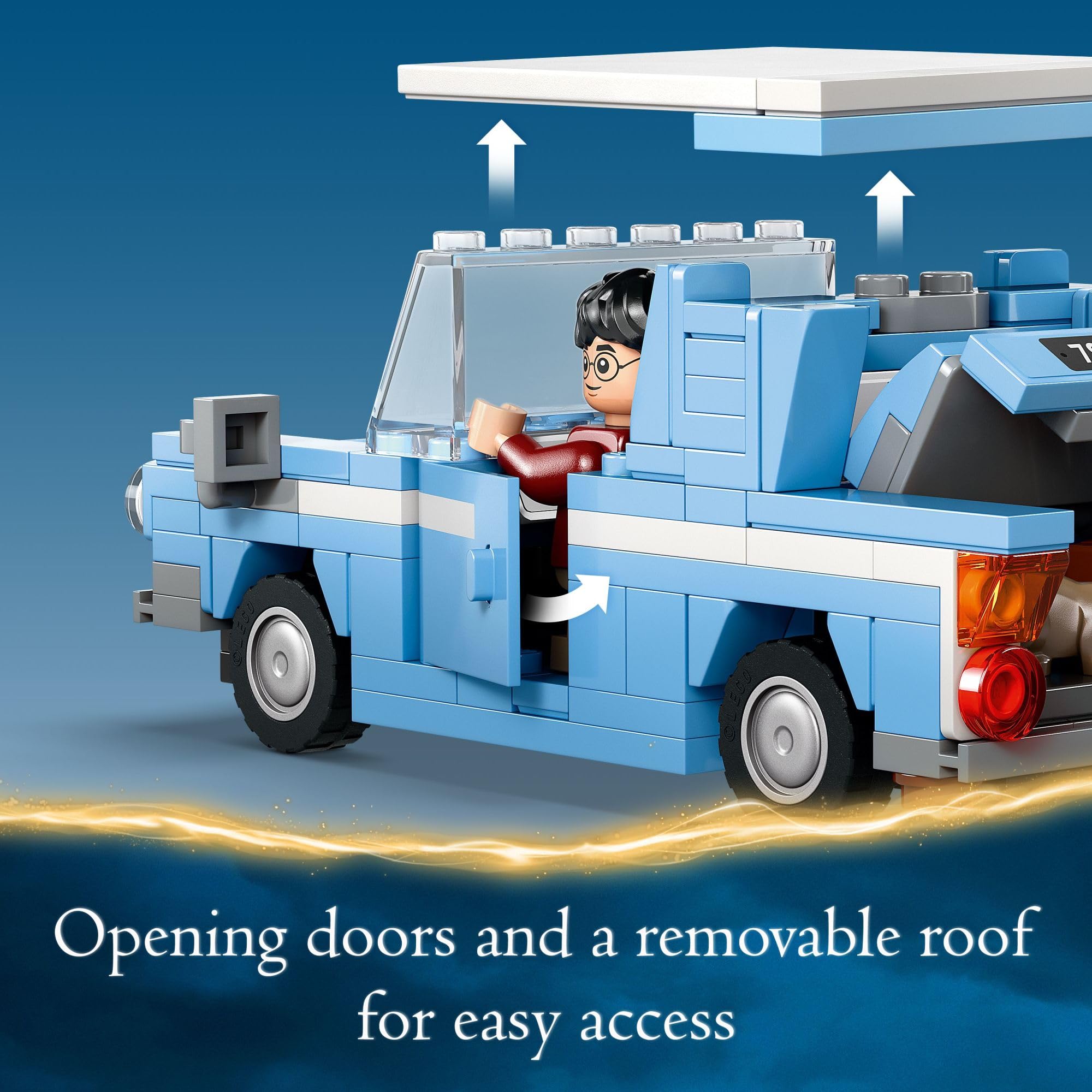 Lego 76424 Harry Potter Flying Ford Anglia 7 años y más juguete bloque de construcción - Imagen 9 de 12