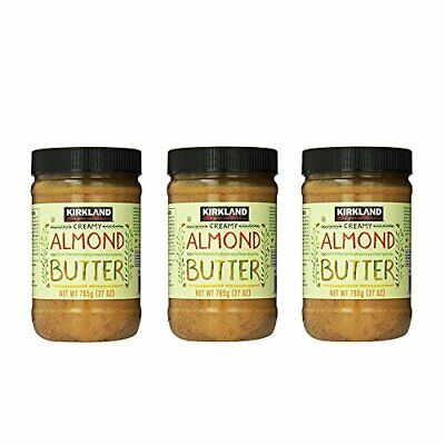 Kirkland Signature Creamy Almond Butter, 27 oz (3-Pack)