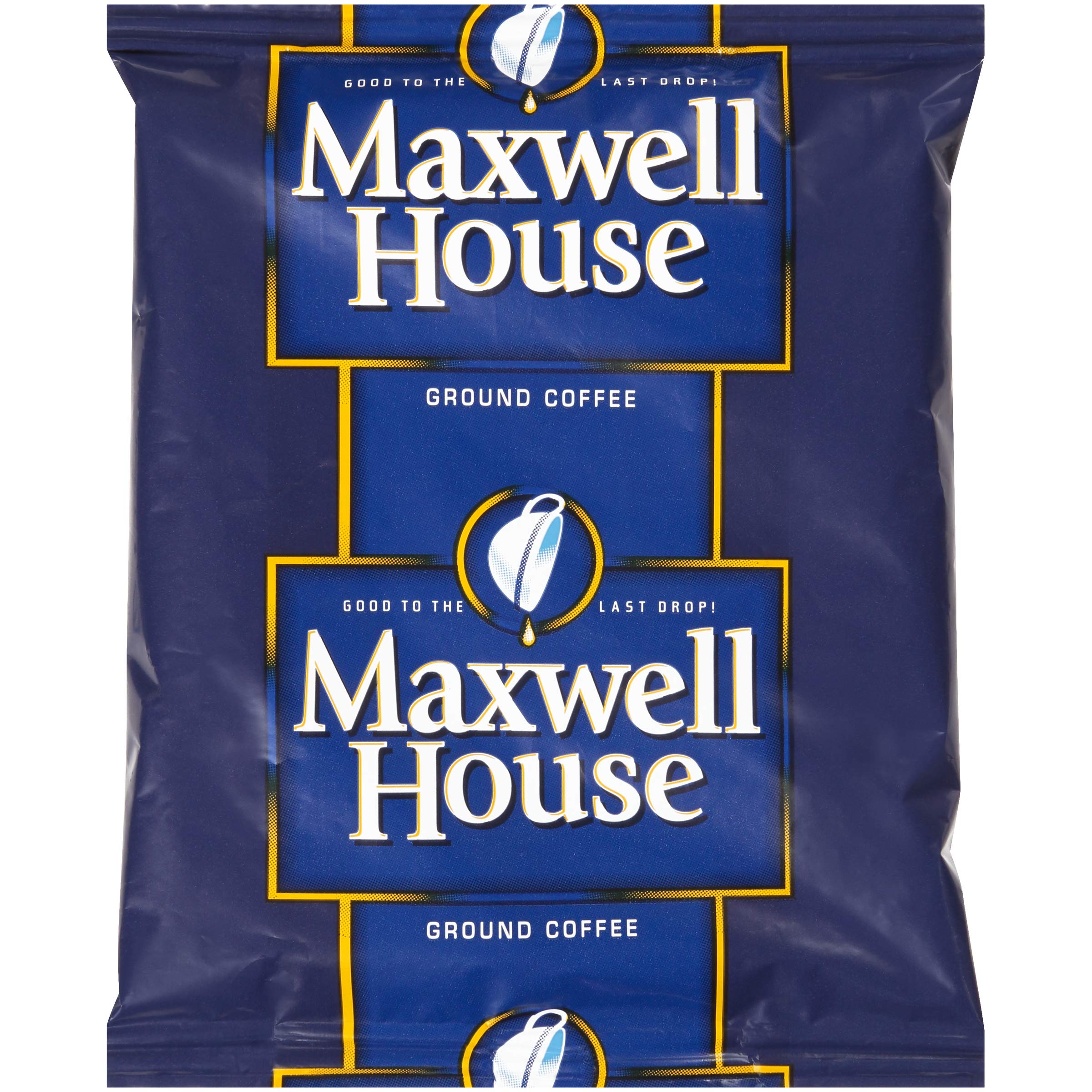 Maxwell House Cafe Roast Ground Coffee, 1.75 oz Bags (Pack of 42)
