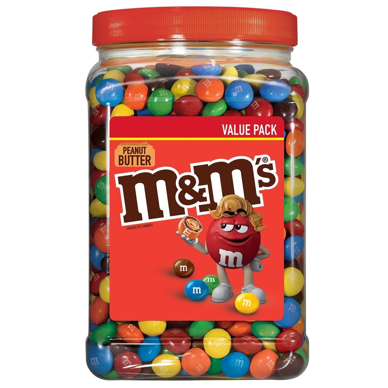 M&M'S Peanut Butter Chocolate Candy, 55 oz Party Bag