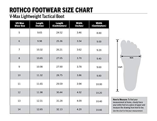 Rothco V-Max Lightweight Tactical Boot, 14, Desert Sand - Bild 4 von 24