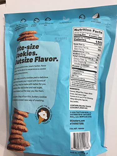 Mrs. Thinster's Toasted Coconut Cookie Thins, Non-GMO, 19 oz