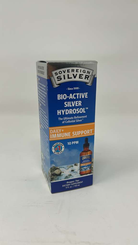 Sovereign Silver Bio-Active Silver Hydrosol, 4 oz Dropper