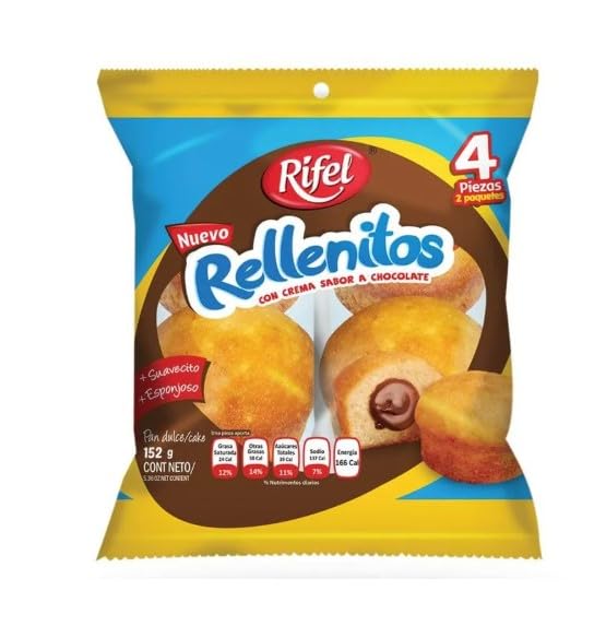 Vanilla Muffins with Chocolate Filling, 6 Multipacks (4 Each, 4.4 oz)