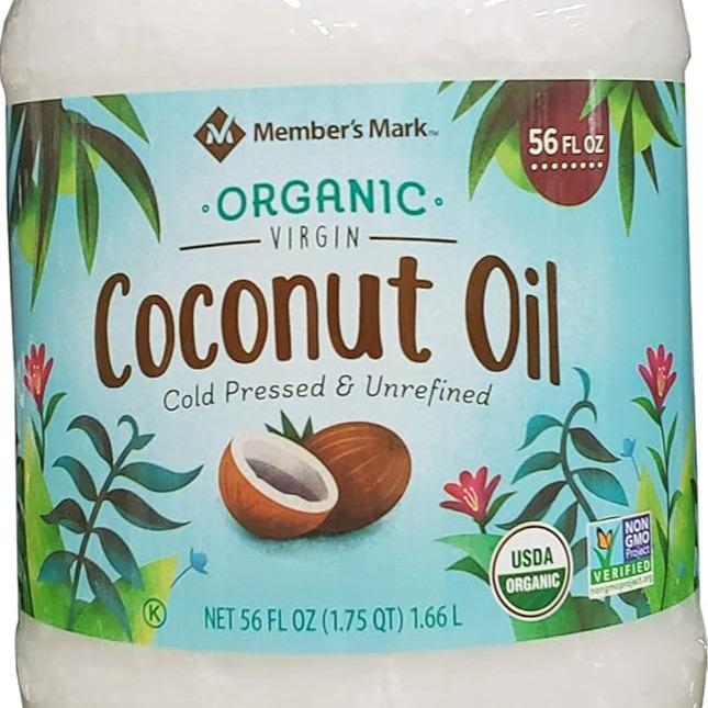 Member's Mark Organic Virgin Coconut Oil, 56 oz (2-Pack)