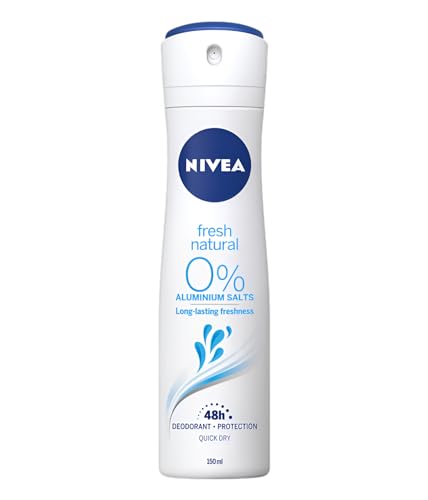 NIVEA Fresh Natural Deodorant, 48-Hour Protection (150 ml, 2 Pack)
