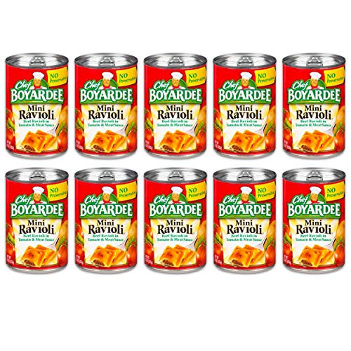 Chef Boyardee Mini Ravioli in Tomato & Meat Sauce, 15 oz (10-Pack)