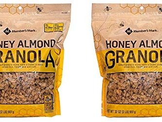 Member's Mark Honey Almond Granola, 4 lb (Pack of 2)