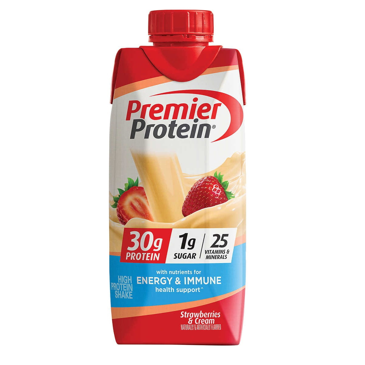 Premier Protein Shakes, Strawberries & Cream (18-Pack, 11 fl oz)