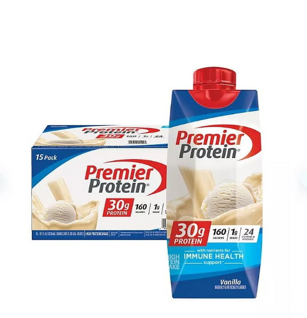 Premier Protein 30g Vanilla Protein Shake, 11 fl oz (15-Pack)