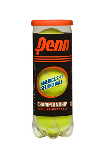 Penn Championship Regular Duty Tennis Balls, 1 Can (3 Balls)
