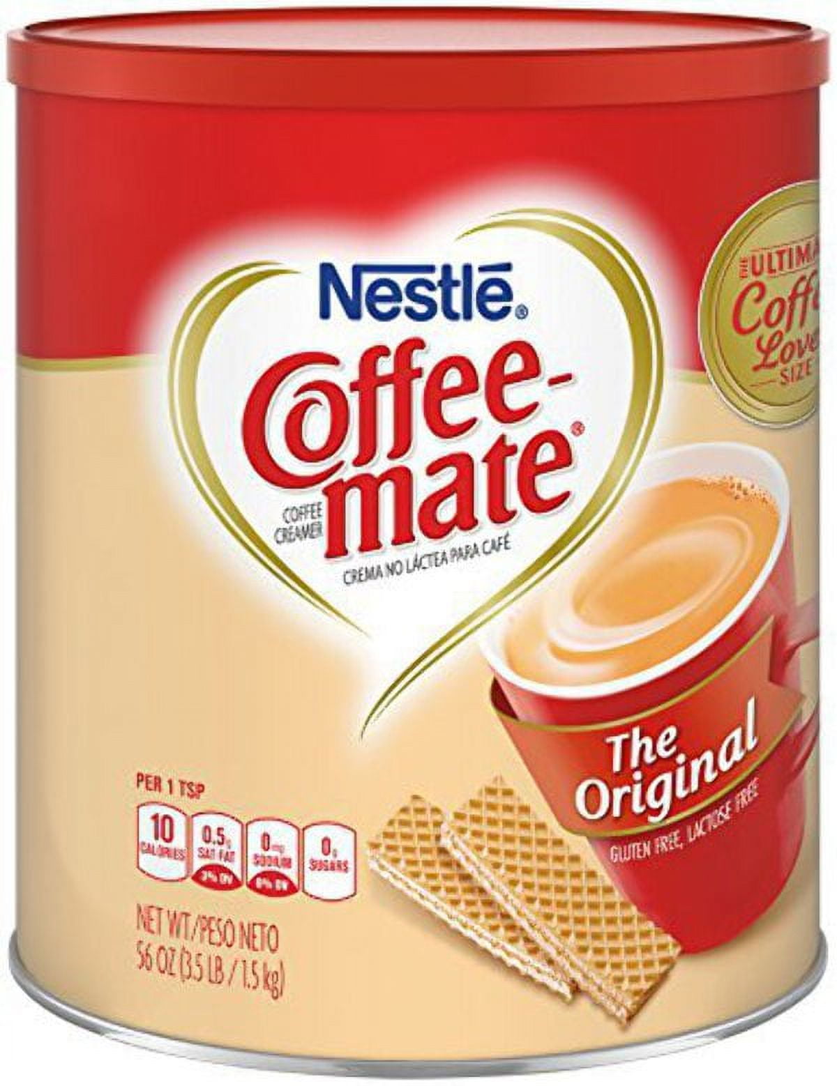 Nestlé Coffee-mate Original Coffee Creamer, 56 oz Canister