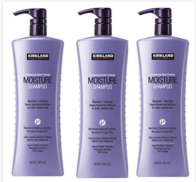 Kirkland Signature Moisturizing Shampoo with Avocado & Argan Oils, Pack of 3