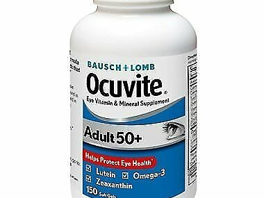 Bausch + Lomb Ocuvite Adult 50+ Eye Vitamins, 150 Count