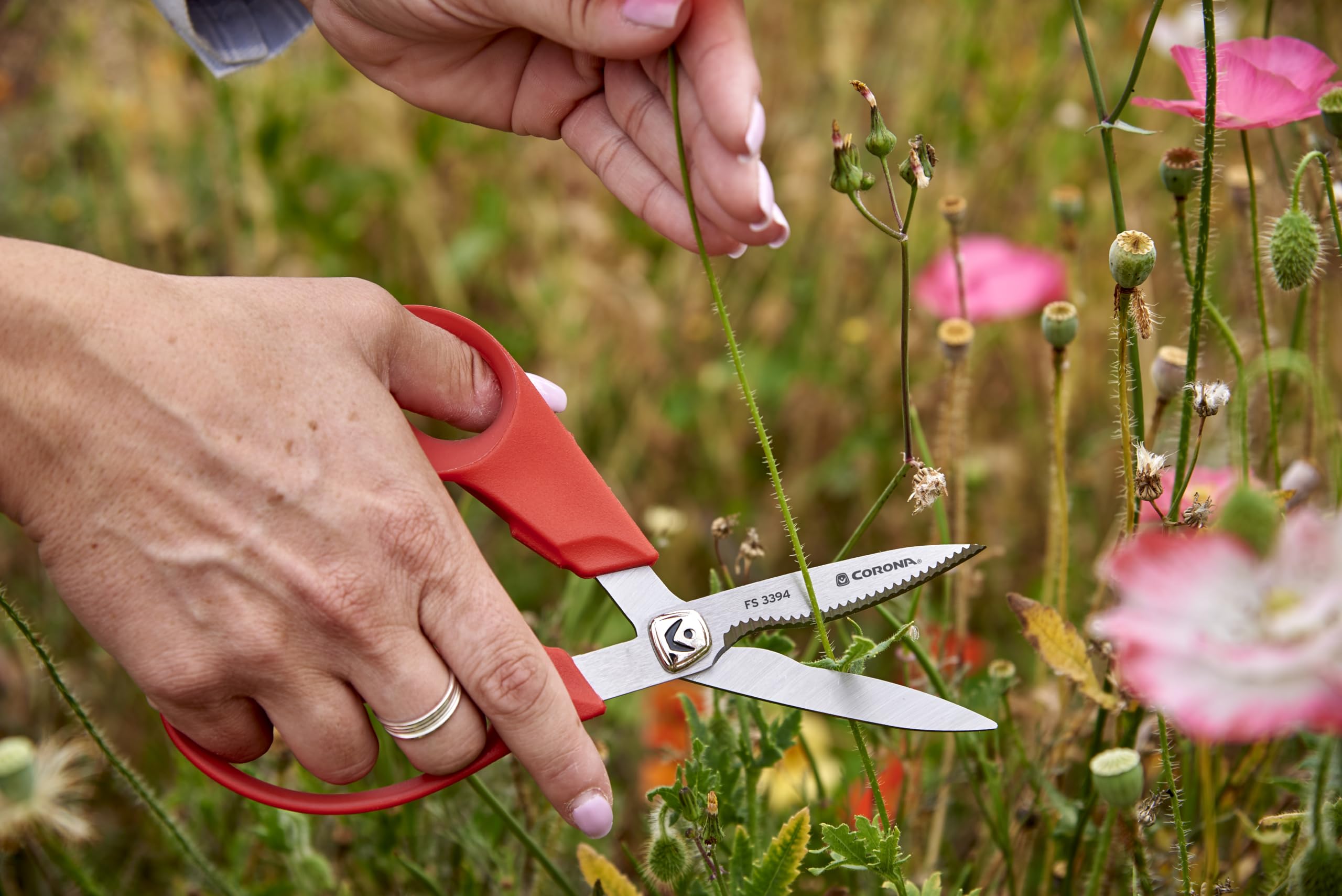 Corona SP10003 Flower Branch Stem 3-Piece Pruner Scissors Snip Set