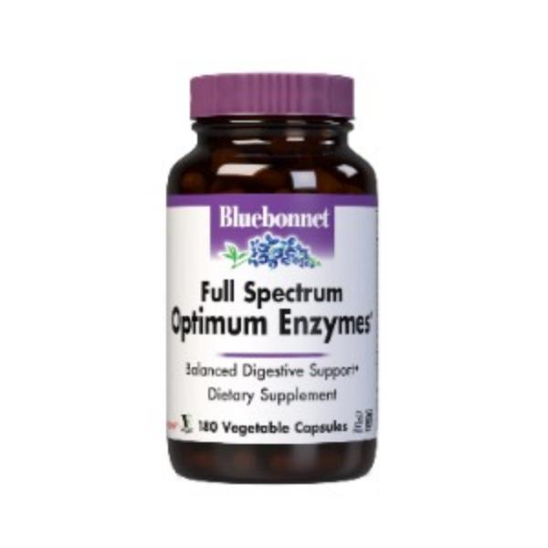 Bluebonnet Full Spectrum Optimum Enzymes, 180 Vegetarian Capsules