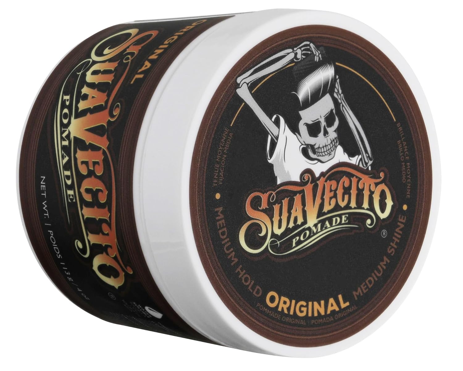 Suavecito Original Hold Pomade for Men, 4 oz