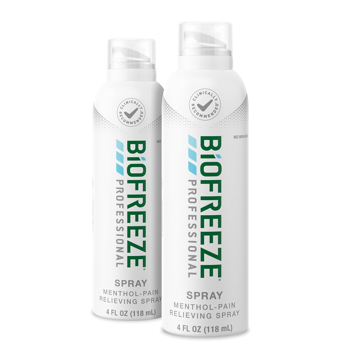 Biofreeze Professional Menthol Pain Relief Spray, 4 fl oz (2-Pack)