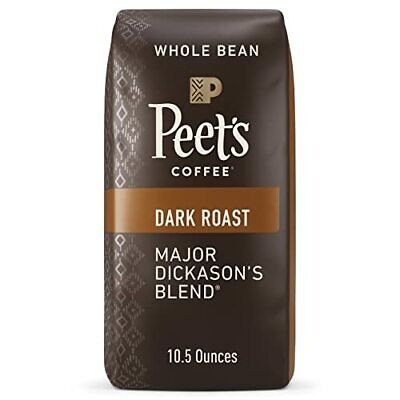 Peet's Coffee Major Dickason's Blend Dark Roast Whole Bean, 10.5 oz