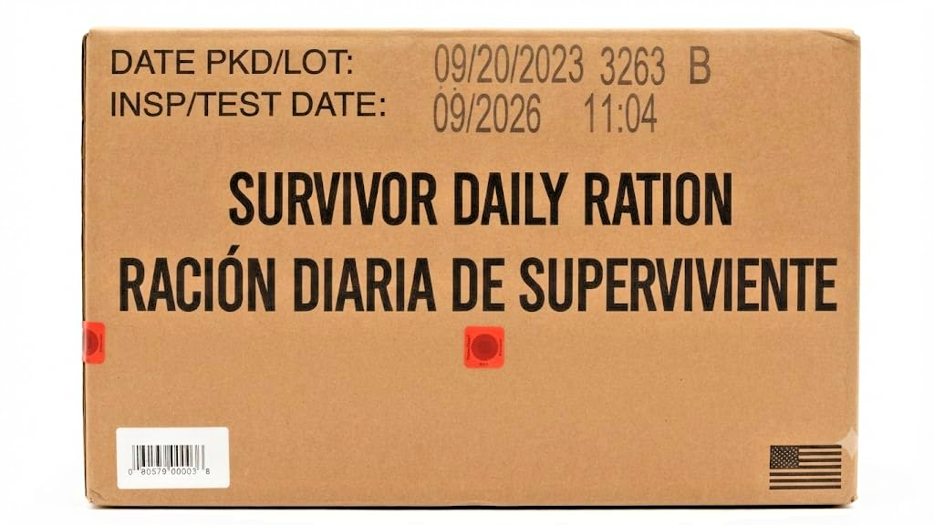 Survivor Daily Rations Emergency Food, 10-Pack Case