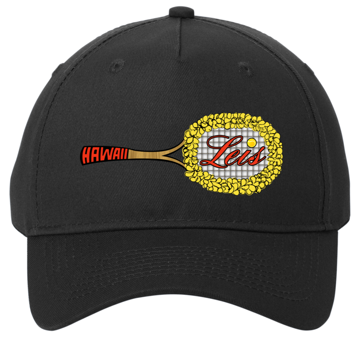 Hawaii Leis Twill Cap 5-Panel | WTT Tennis Hat