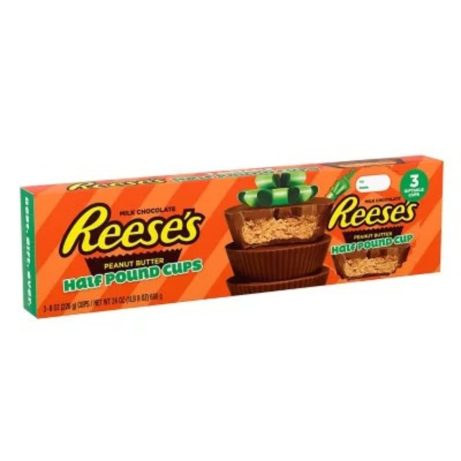 Reese's Milk Chocolate Peanut Butter Cups, Holiday, 3-Pack