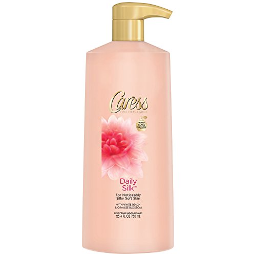 Caress Daily Silk Body Wash, White Peach & Orange Blossom (25.4 oz)