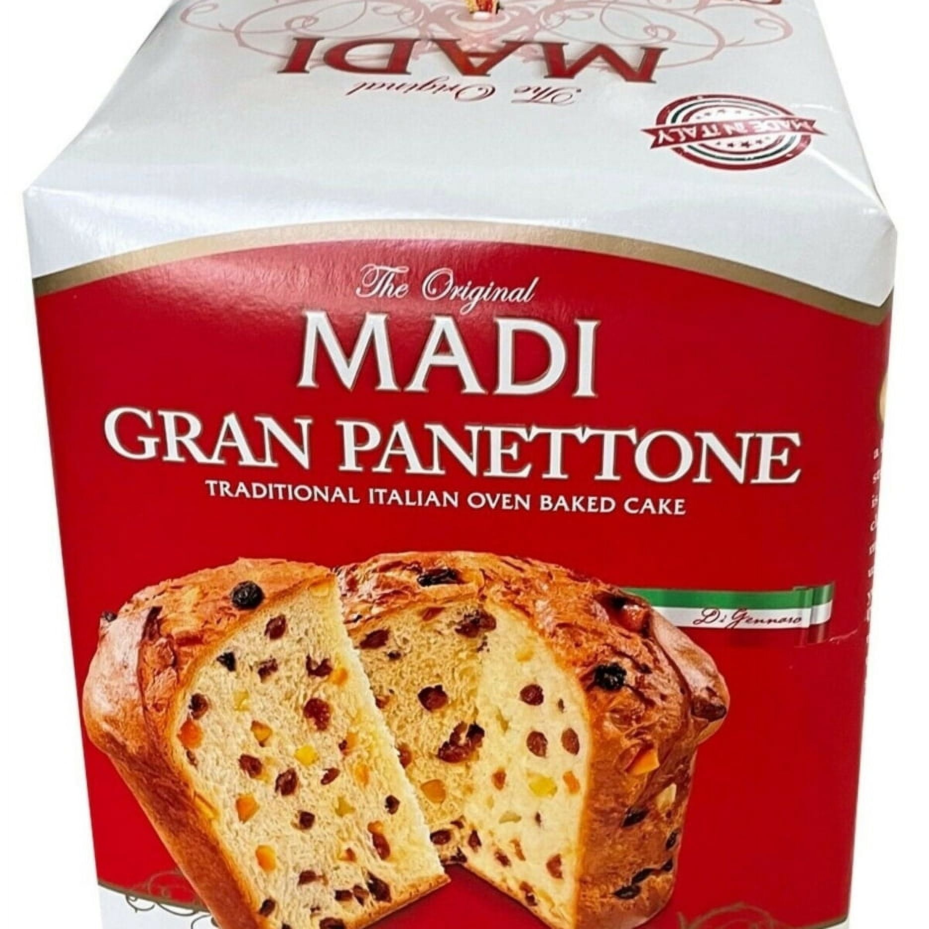 Gran Panettone Madi Original Traditional Italian Cake, 35.25 oz