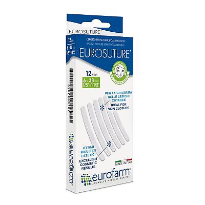 Eurosuture Sterile Skin Closure Strips, 1/5 x 1-1/2 in