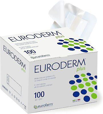 Euroderm Plus Clear Adhesive Island Wound Dressing, 2-3/8 x 2-3/4 in