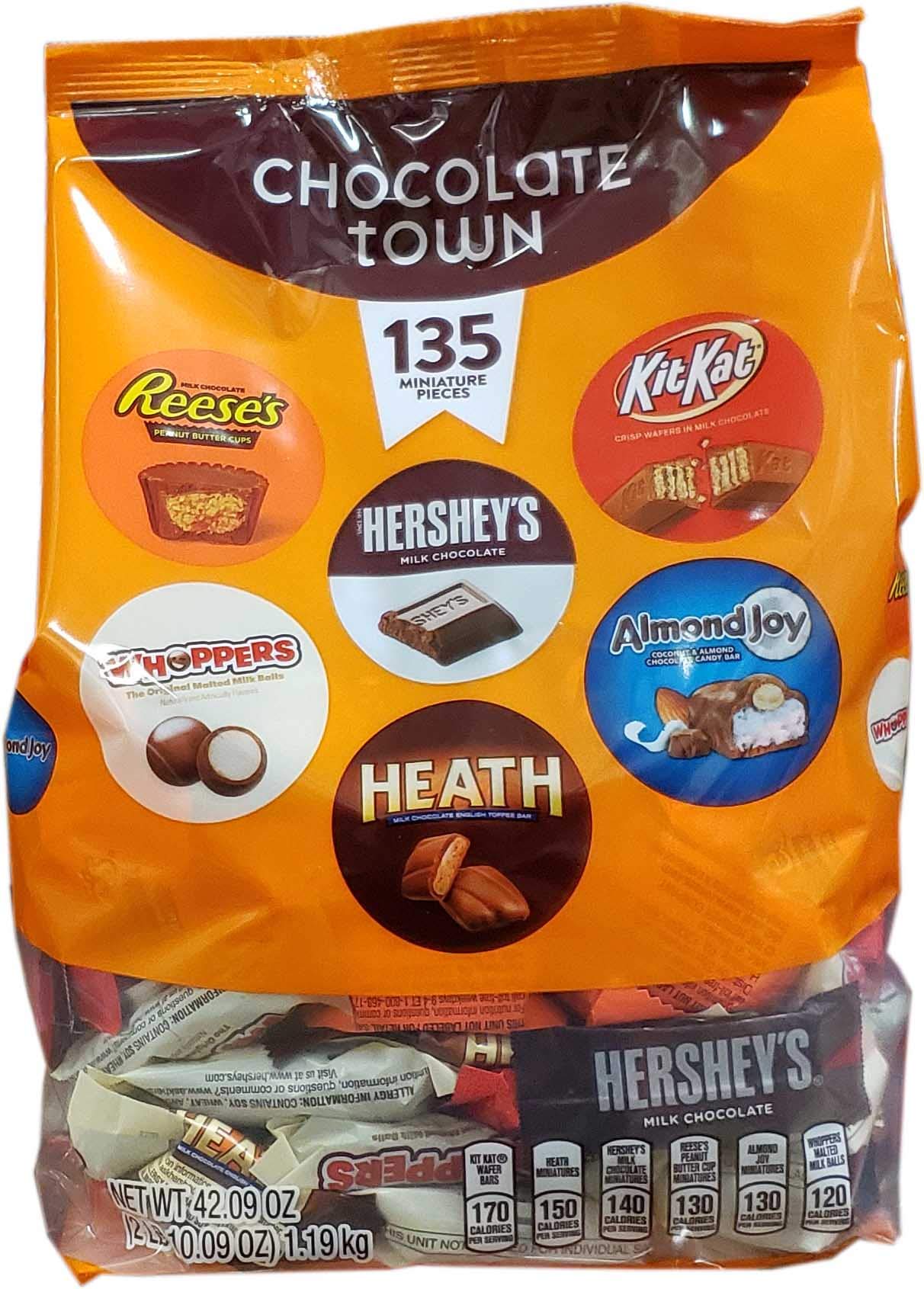 Hershey Chocolate Town Faves Chocolate Variety Mix, 42.09 oz