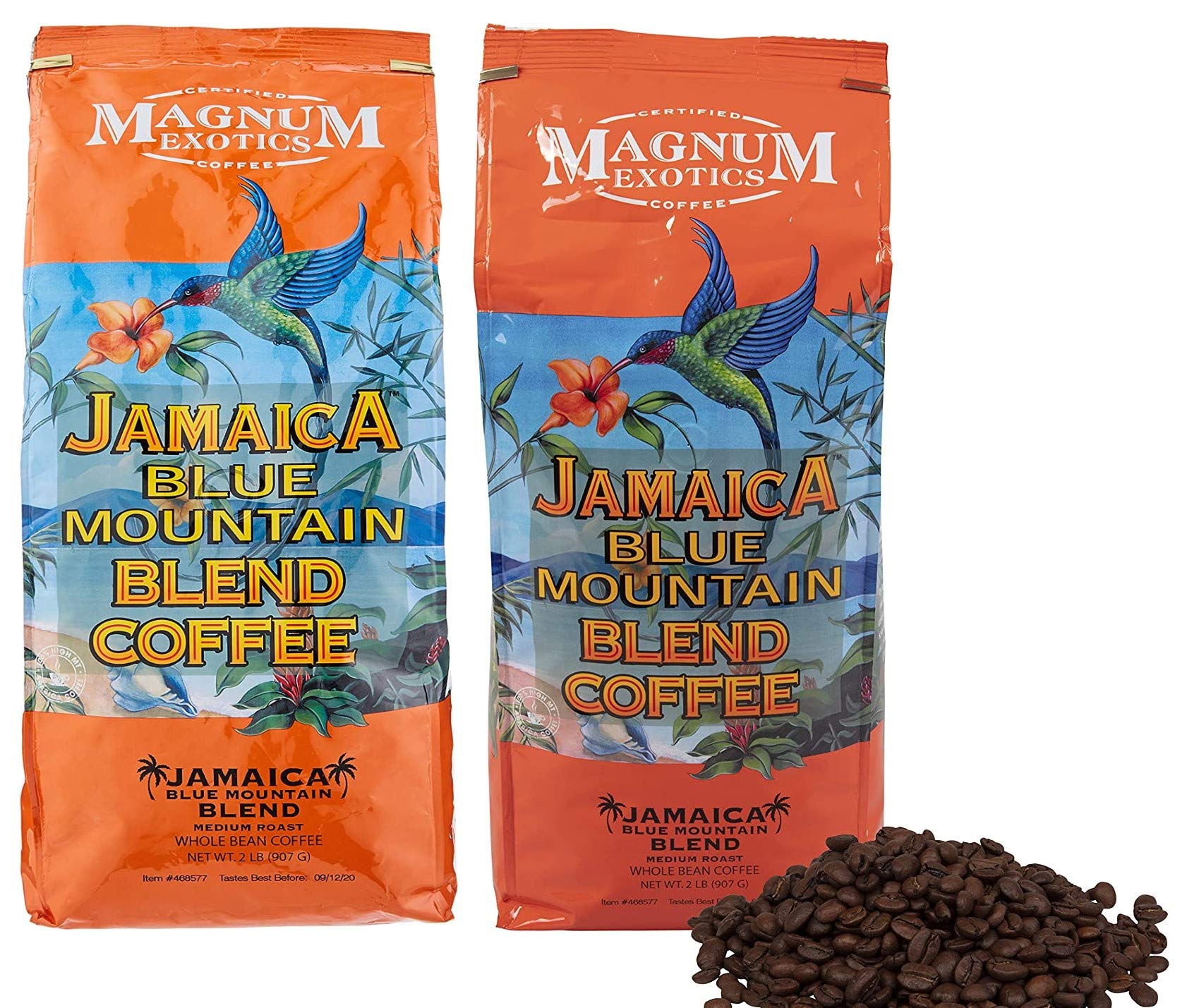 Magnum Jamaica Blue Mountain Coffee Blend, Whole Bean