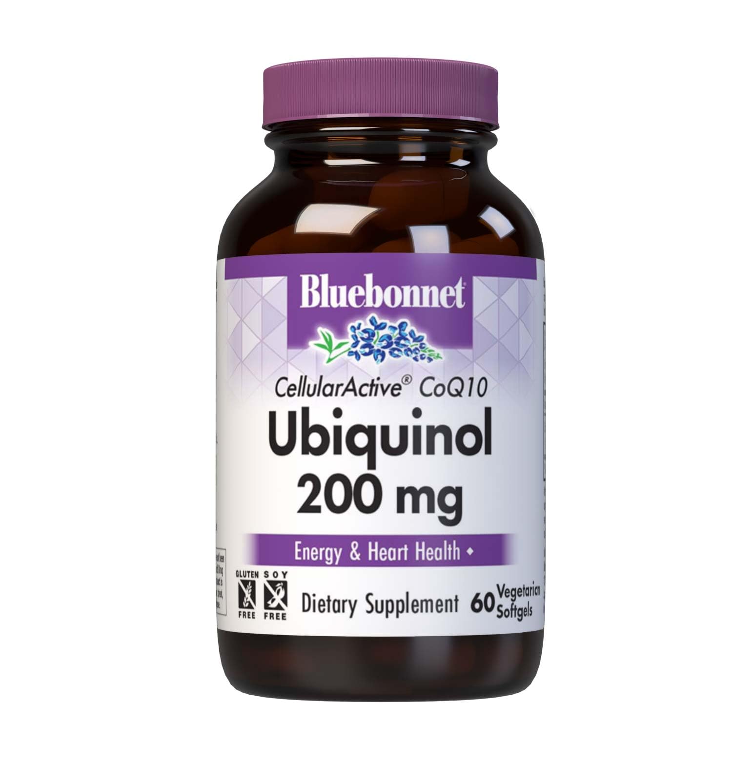 Bluebonnet Active CoQ10 Ubiquinol 200 mg Softgels, 60 Count