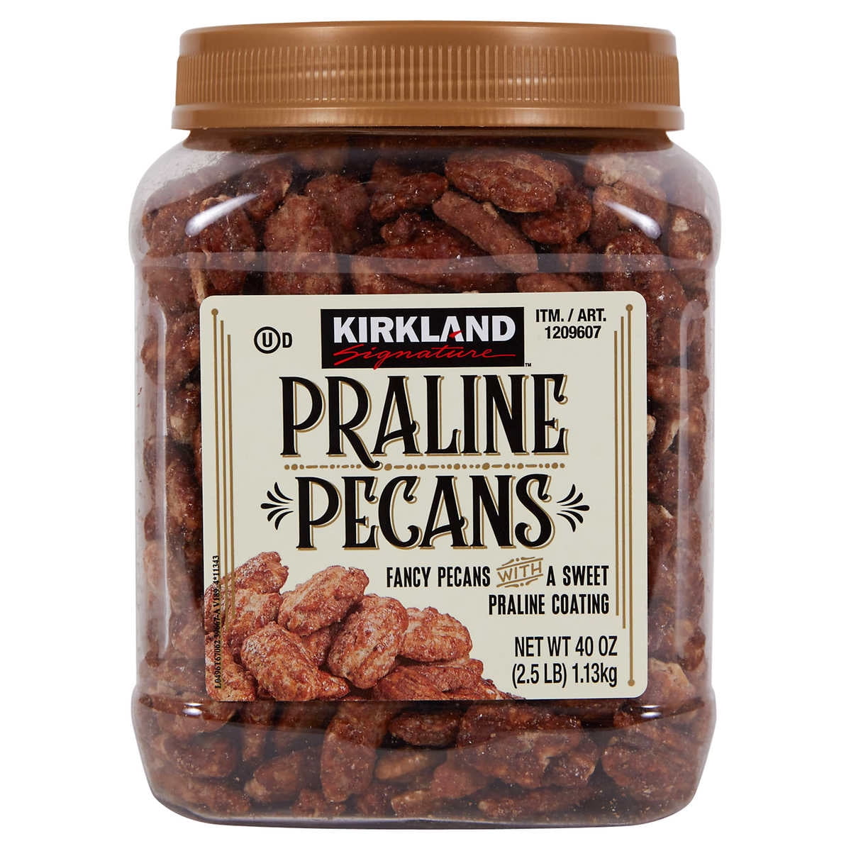 KS Praline Pecans, 40 oz Bulk Bag