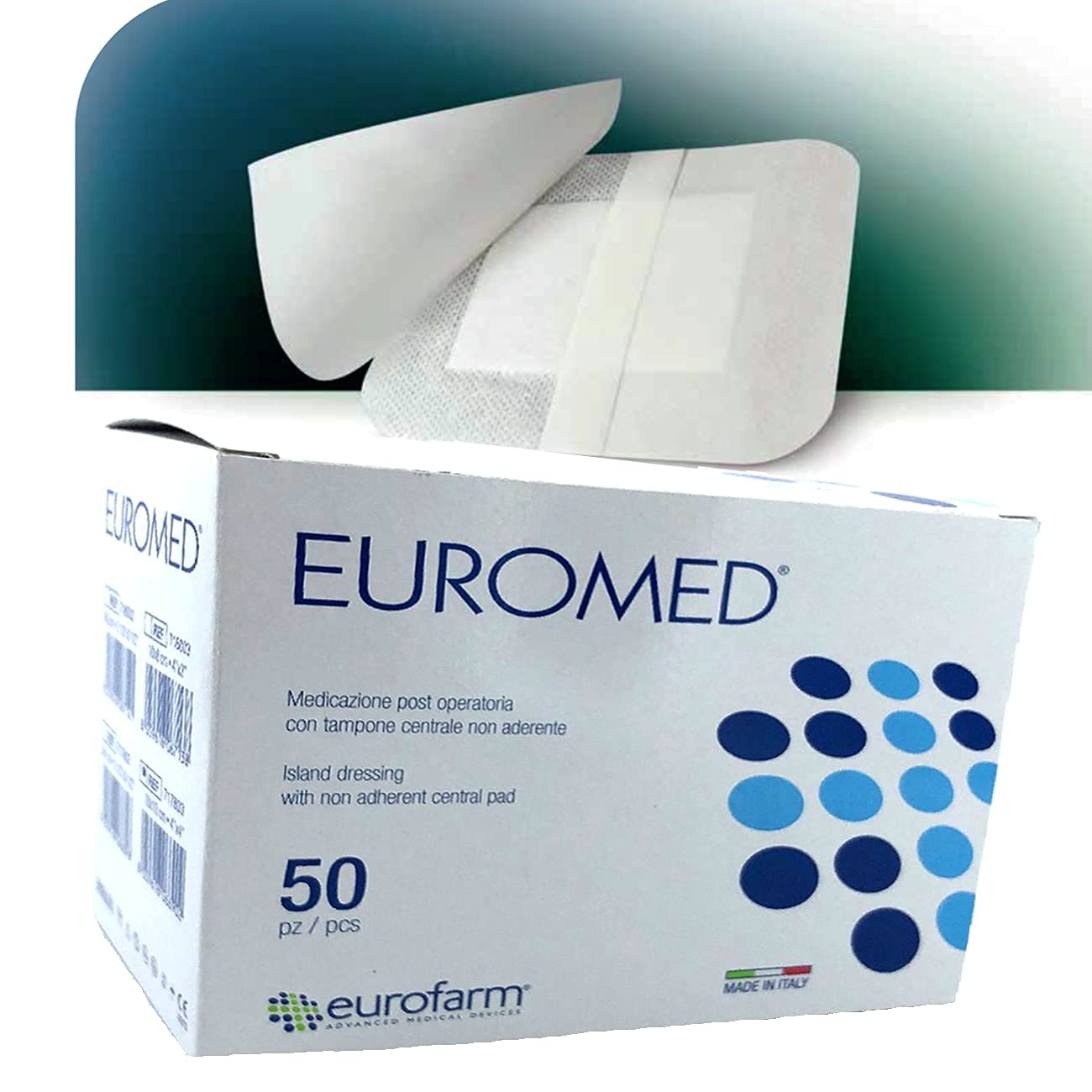 Euromed Adhesive Island Wound Dressing