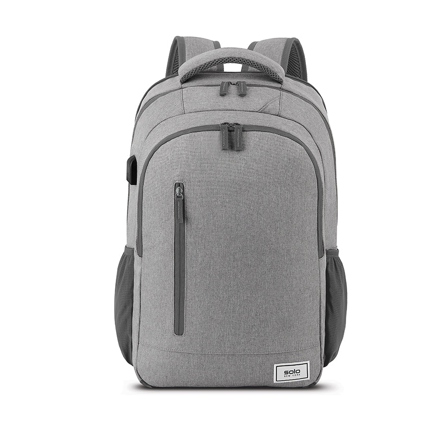 Solo New York Re:Define Laptop Backpack, Gray, 15.6"