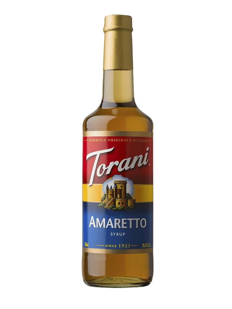 Torani Amaretto Syrup, 25.4 oz Premium Flavoring Syrup