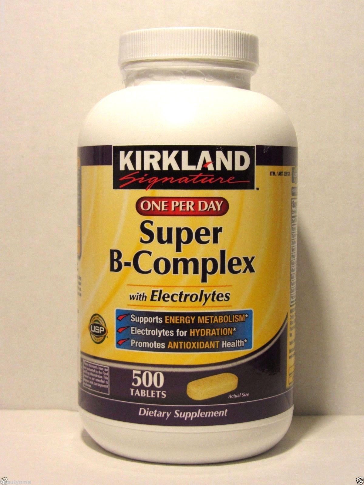Kirkland Signature Super B-Complex, 500 Tablets